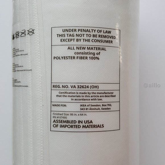 IKEA White Comforter - Picture 8 of 12